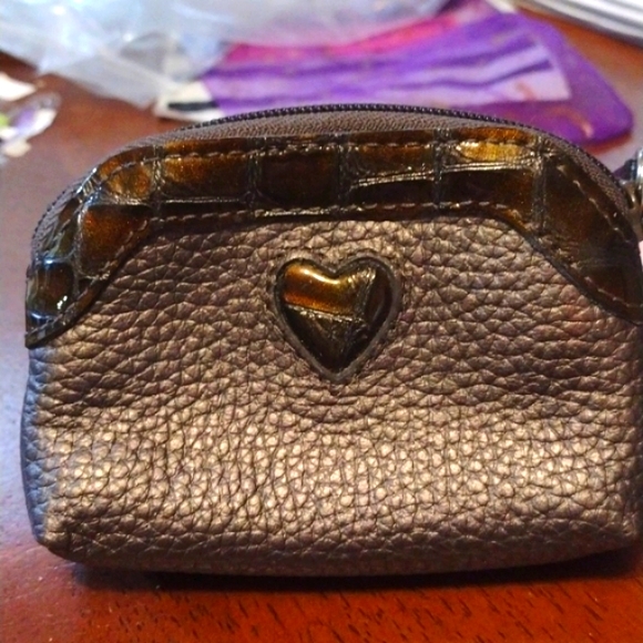 👜 Brighton Brown Change Purse - Picture 1 of 4